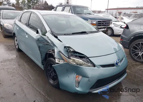 2013 Toyota Prius Two from USA, damaged, VIN JTDKN3DU3D1692957